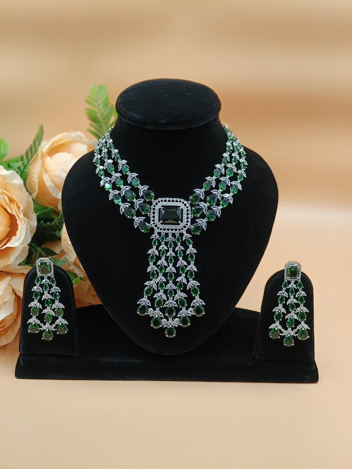 Nina CZ Necklace ADSet047
