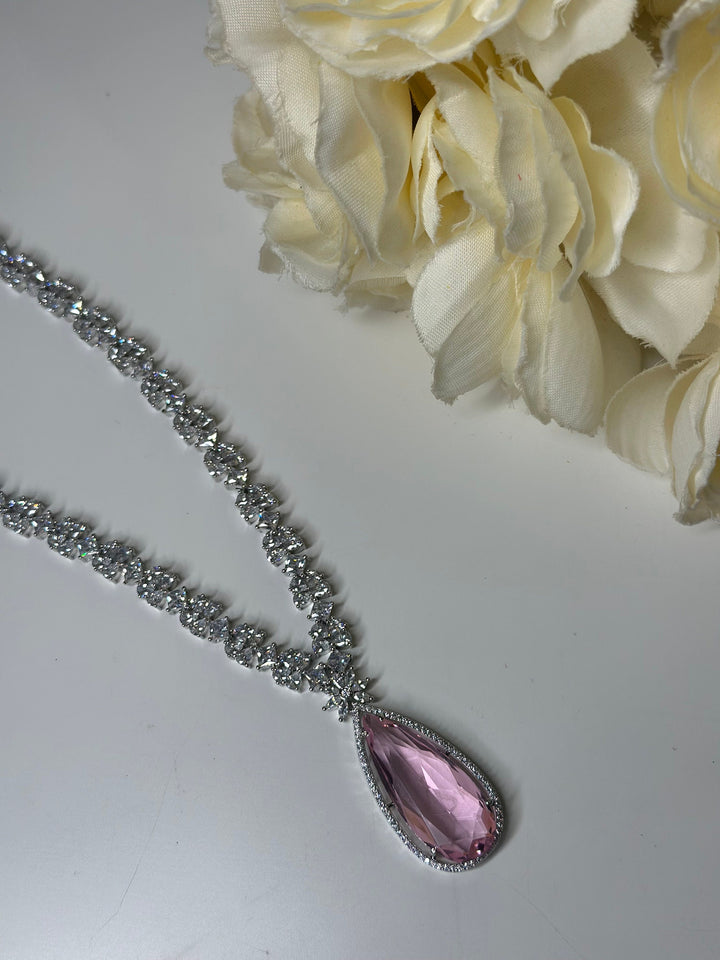 Topaz CZ Necklace Adset053