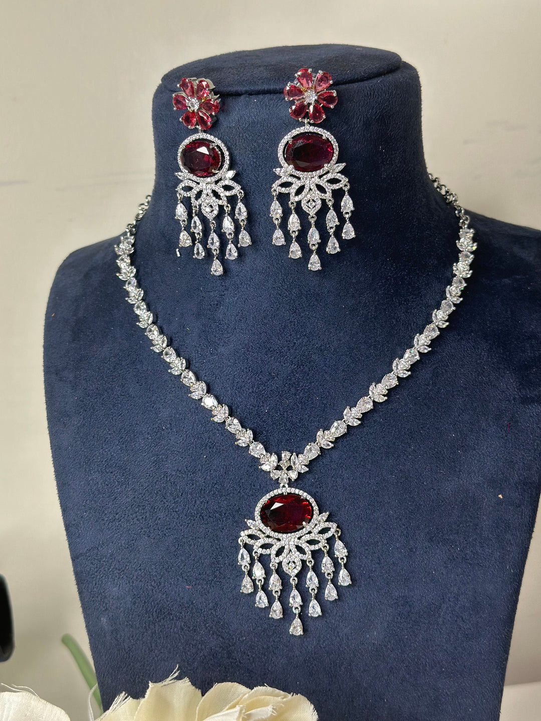 Evelyn CZ Necklace Adset056