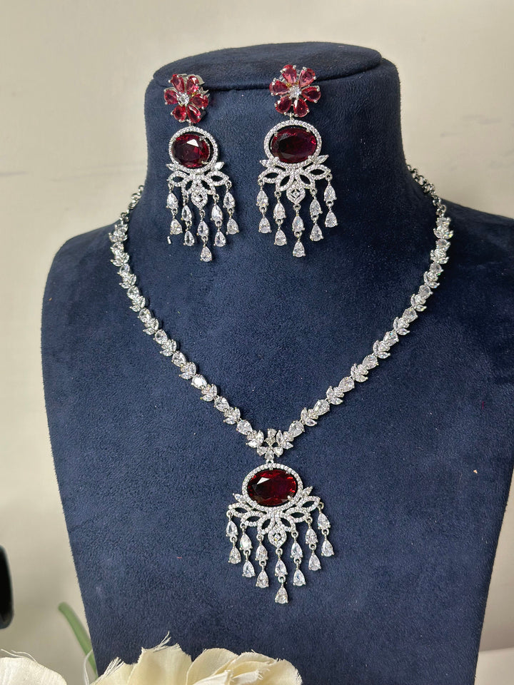 Evelyn CZ Necklace Adset056