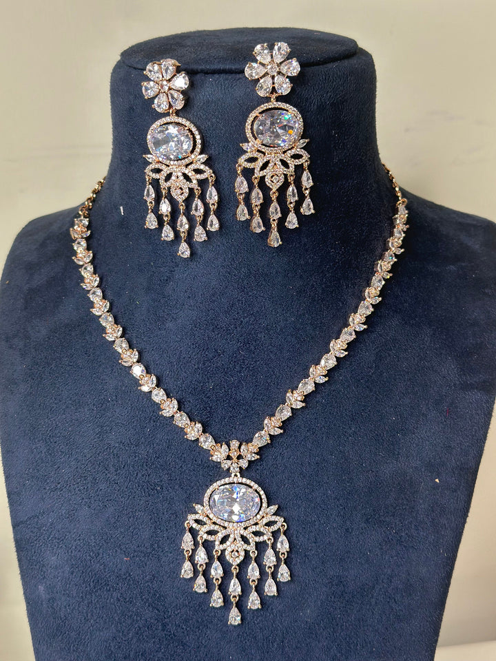 Evelyn CZ Necklace Adset056
