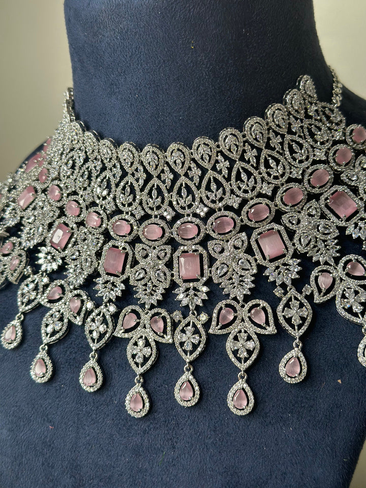Amelia CZ Necklace ADSet057