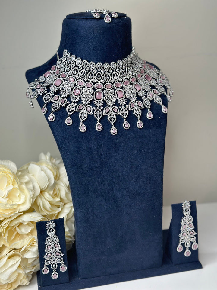 Amelia CZ Necklace ADSet057