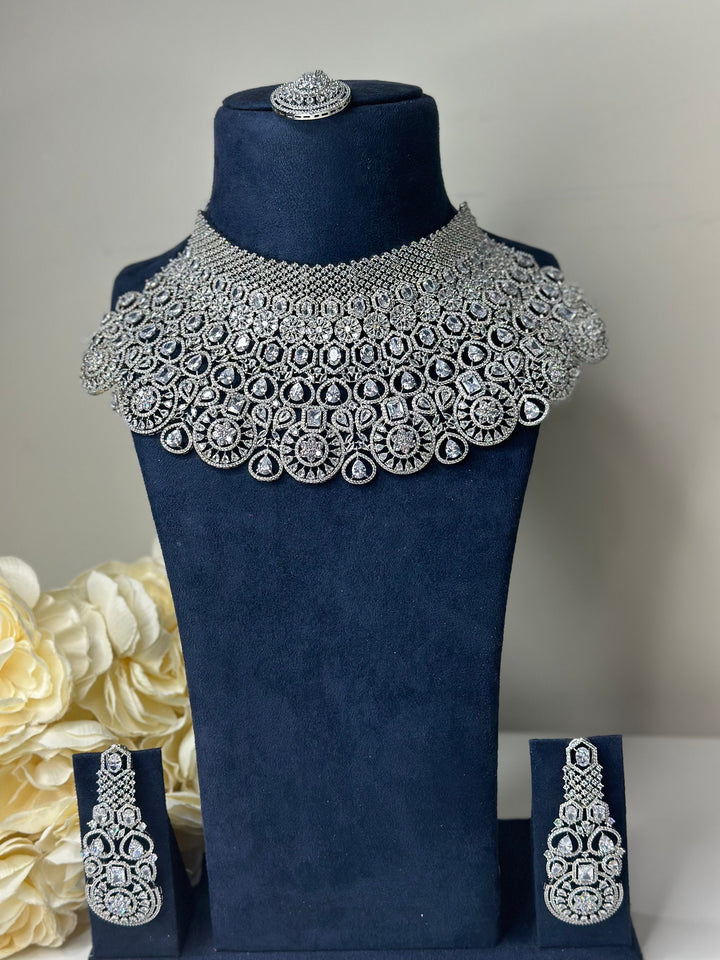 Lily CZ Necklace ADSet058