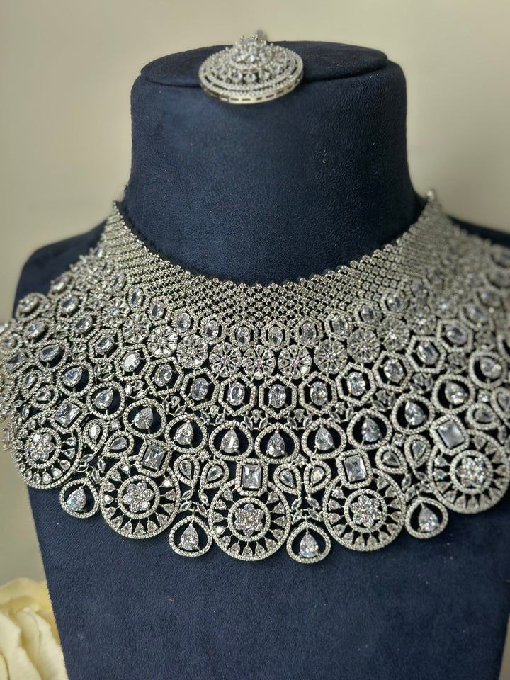 Lily CZ Necklace ADSet058