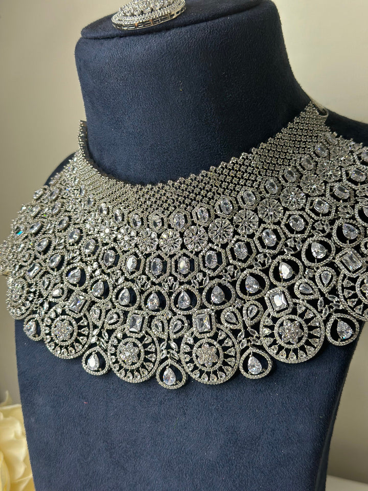 Lily CZ Necklace ADSet058