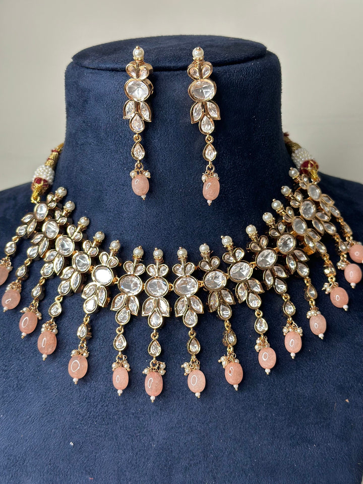 Sabya Inspired Paachi Kundan Necklace Kundanset001