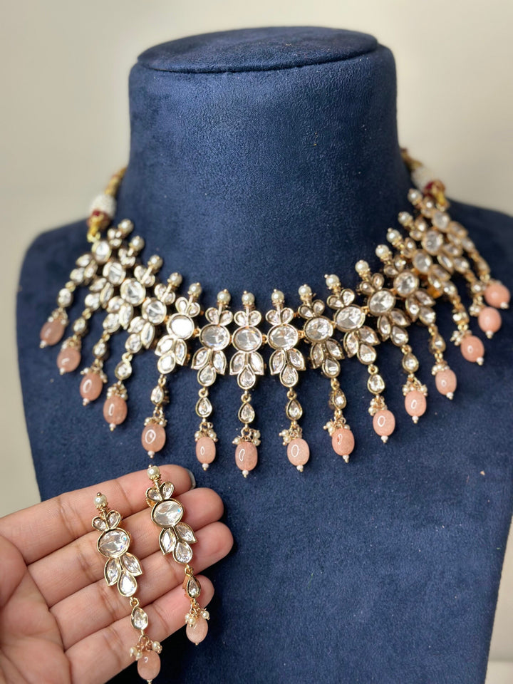 Sabya Inspired Paachi Kundan Necklace Kundanset001