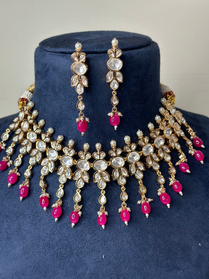 Sabya Inspired Paachi Kundan Necklace Kundanset001