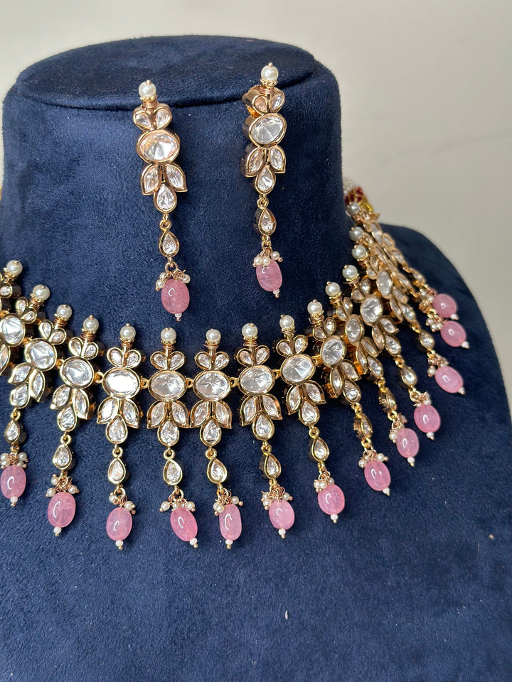Sabya Inspired Paachi Kundan Necklace Kundanset001