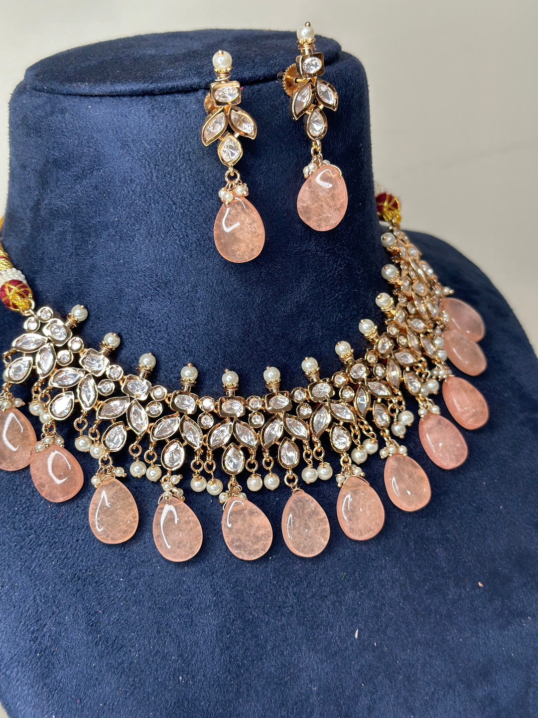 Sabya Inspired Paachi Kundan Necklace Kundanset002