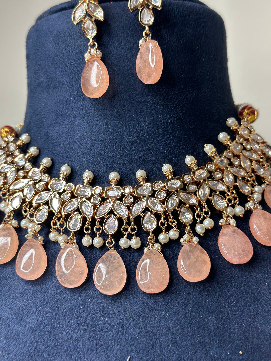 Sabya Inspired Paachi Kundan Necklace Kundanset002