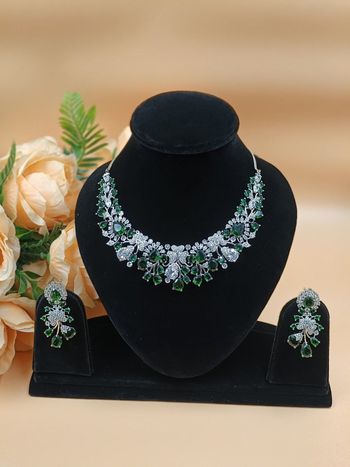 April CZ Necklace Adset064