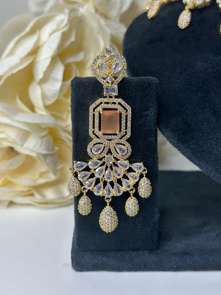 Isa CZ Necklace ADset011