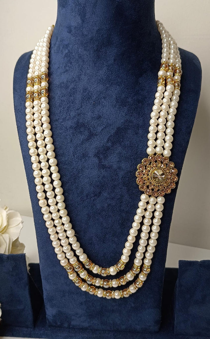 Izhaar Indian Groom Wedding Traditional Men necklace Handmade Jewelry Mala