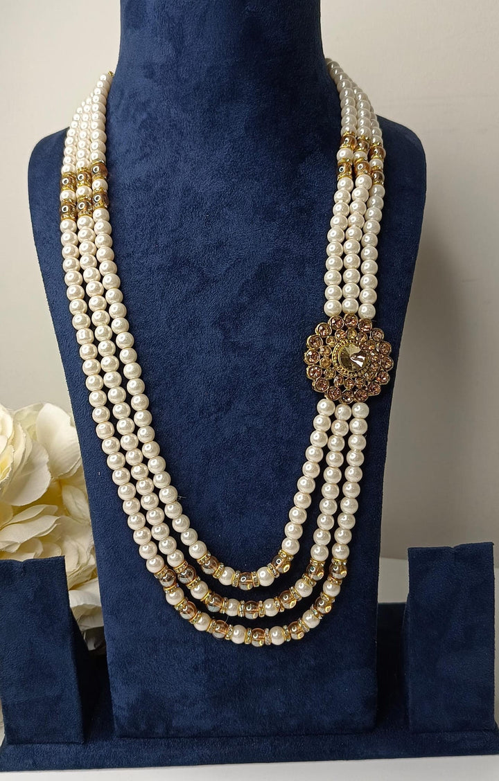 Izhaar Indian Groom Wedding Traditional Men necklace Handmade Jewelry Mala