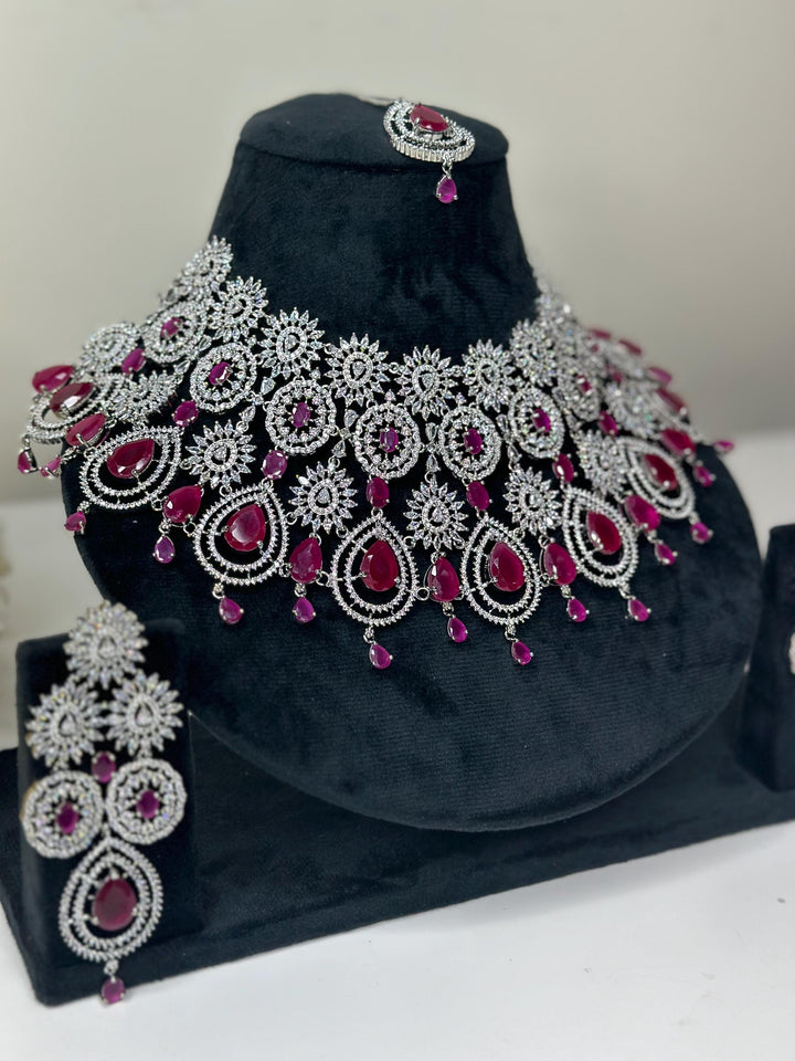 Zia CZ Necklace ADset013