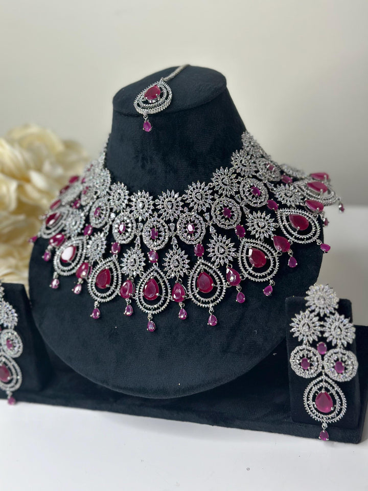 Zia CZ Necklace ADset013