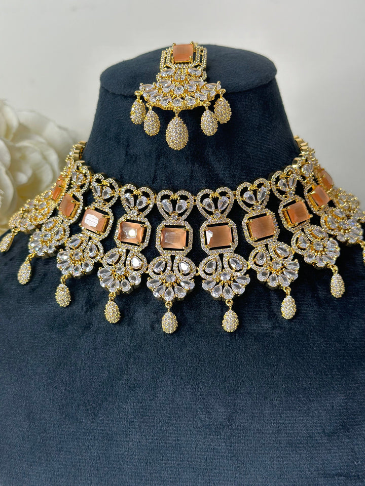 Isa CZ Necklace ADset011