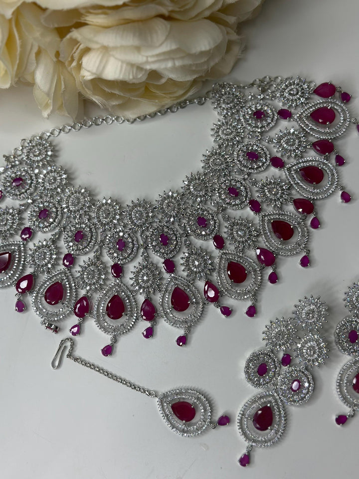 Zia CZ Necklace ADset013