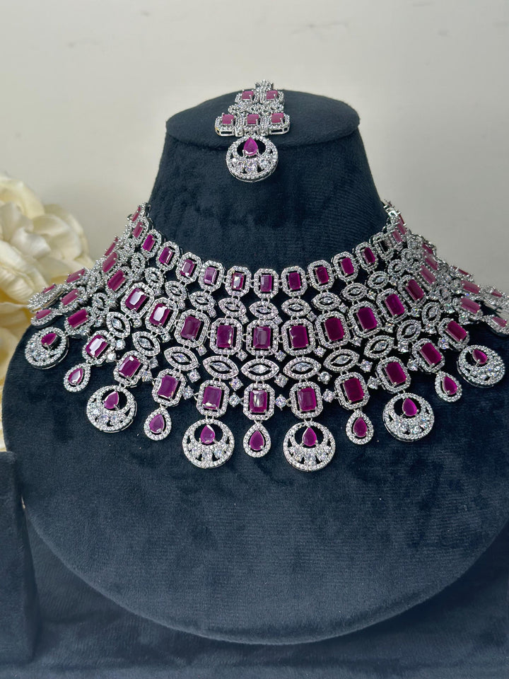 Angel CZ Necklace ADset040
