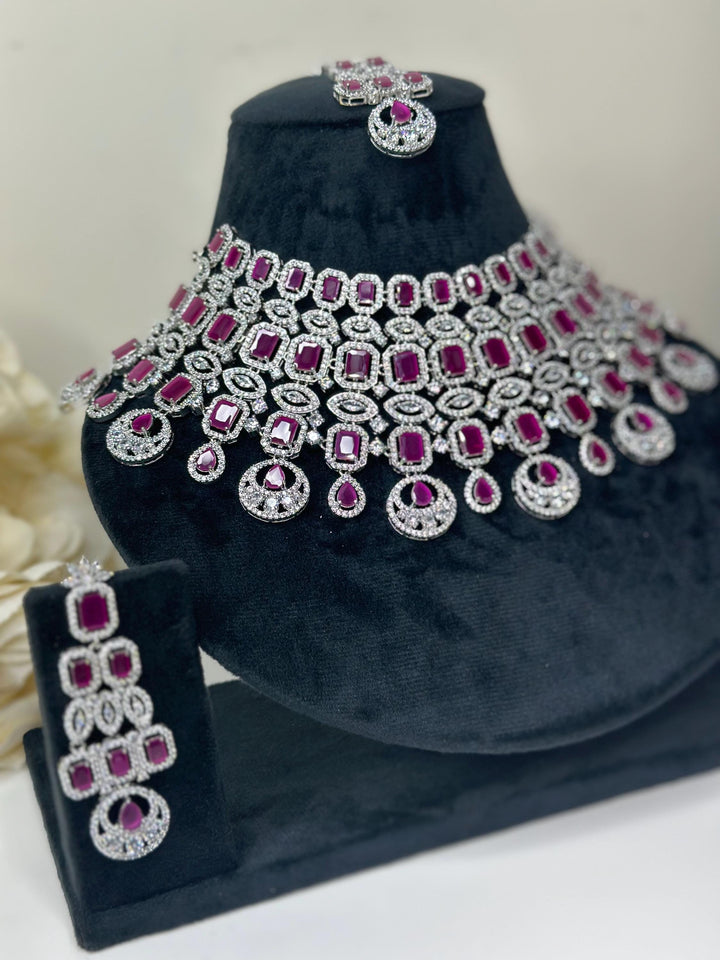 Angel CZ Necklace ADset040