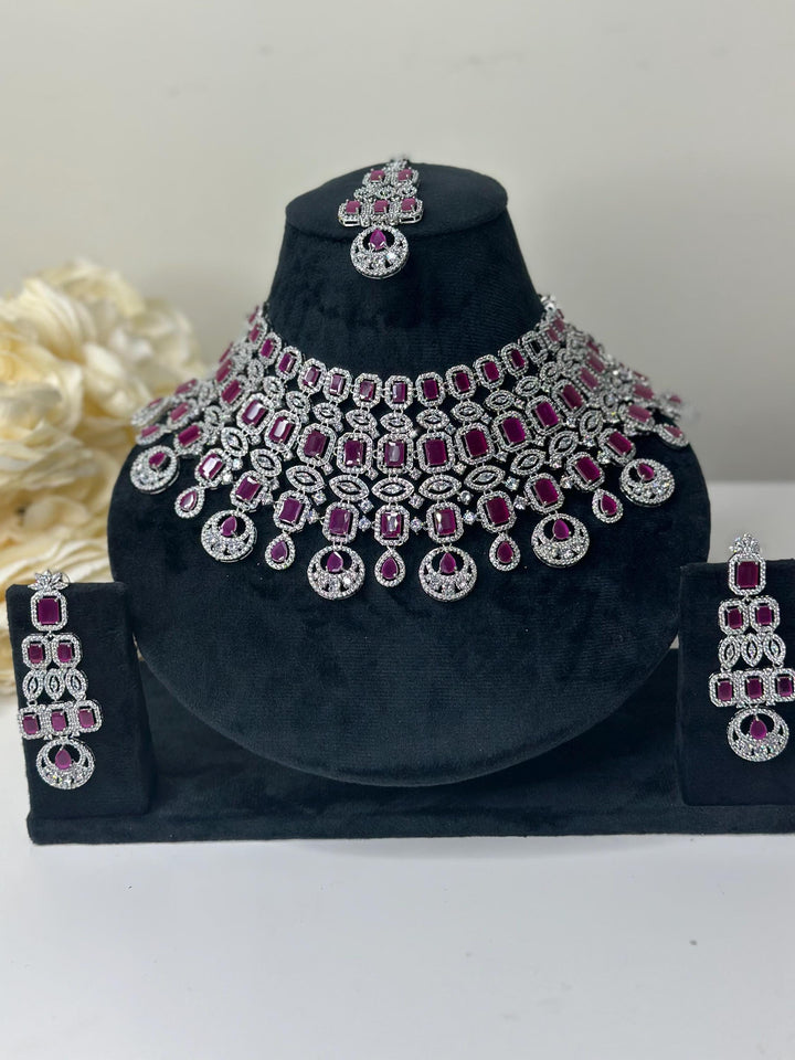 Angel CZ Necklace ADset040