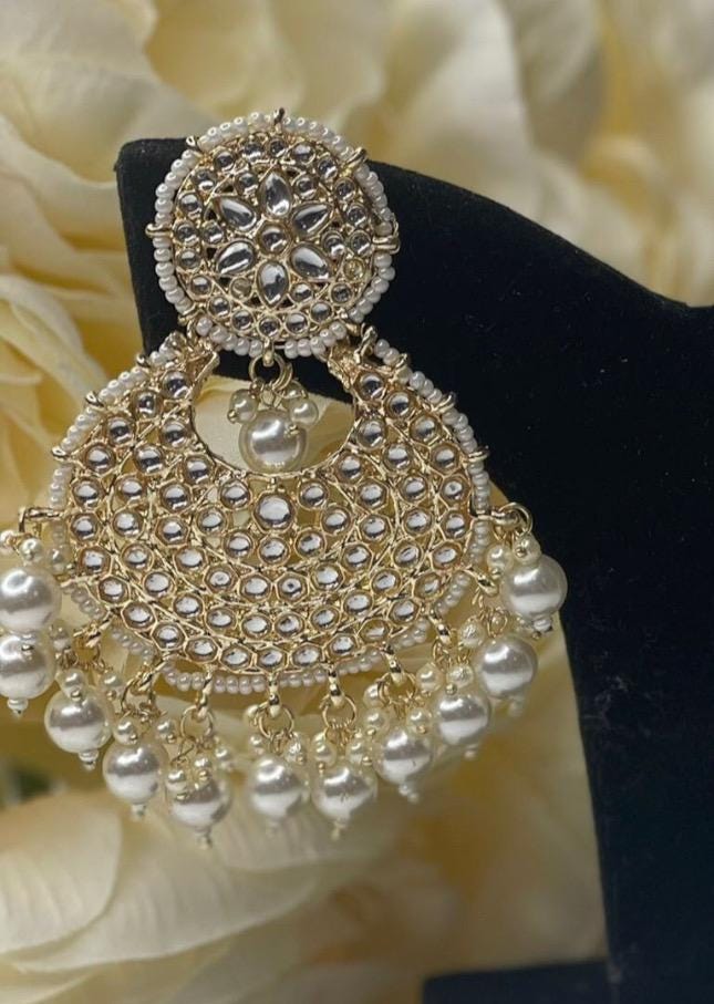 Sonam Kundan Pearl Earings